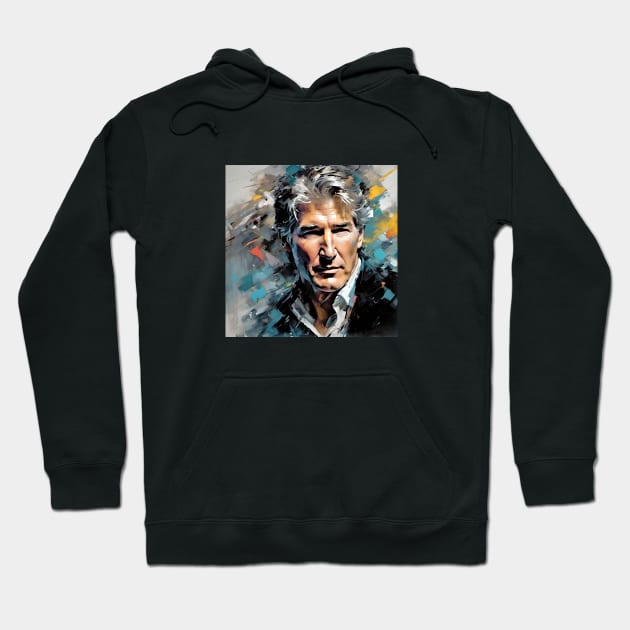 Portrait of Richard Gere Hoodie by bogfl